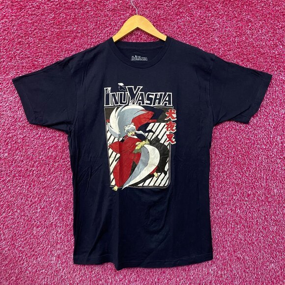 InuYasha the Demon Dog Tessaiga the Wind Scar Anime Tee L - Picture 1 of 4